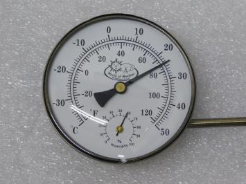 Rahmenthermometer - Ø 10 cm - Rund