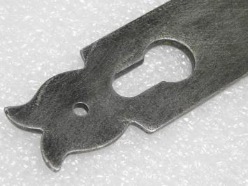 Lange Deurplaat ''Noble'' - PC 92 - Gietijzer Verzinkt