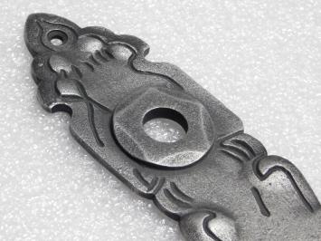 Lange Deurplaat - PC 92 - Gietijzer Verzinkt