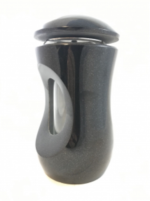 Een graflantaarn / graflamp, volledig van graniet gemaakt, LAATSTE!!