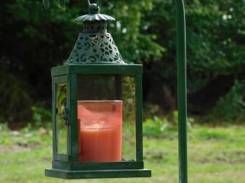 Metalen Windlicht met Standaard en Vogel – 60 cm - Retro Buitenlantaarn