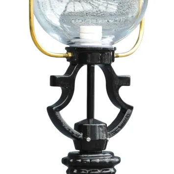 Lantaarn ''Unique'' - buitenlamp, staande lantaarn - zwart