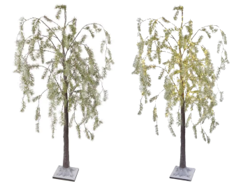 LED-Lichterbaum mit hängenden Zweigen – 150 cm – Für den Außenbereich – mit Timer