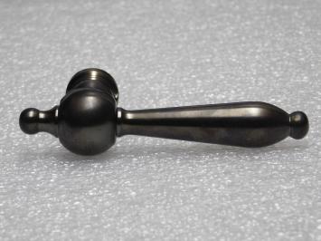 Revo Single Door Handle - Dark Patinated Brass