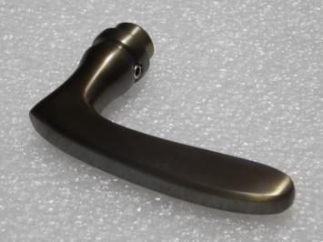 Nosta door handle - Dark patinated brass