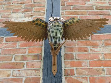 Sculpture Owl XL - Wall decoration - Metal