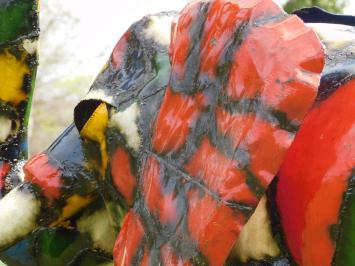 Handmade Elephant with Trunk Raised – Metal – approx. 175 cm – African Design