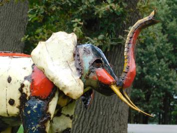 Nacho the Elephant - 80 x 90 cm - Colorful Sculpture - African Artwork