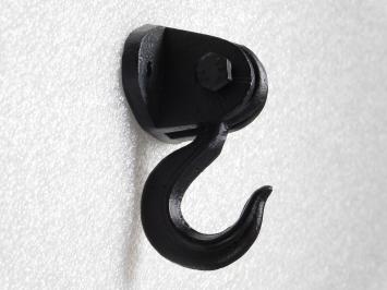 Movable Hook Large - 12 x 13 cm - Iron Black