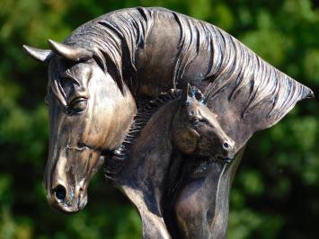 Paardenbeeld van Polystone - Bronskleurig