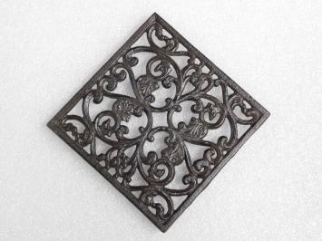 Grill rack - Pan holder - 17 x 17 cm - Cast iron