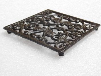 Grill rack - Pan holder - 17 x 17 cm - Cast iron