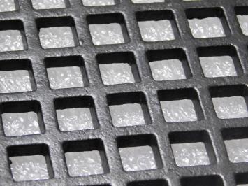 Rooster Vierkant - 14.5 x 14.5 cm  - IJzer 