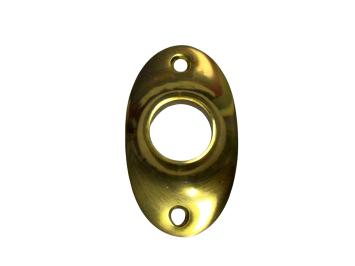 Brass escutcheon – oval – door handle escutcheon