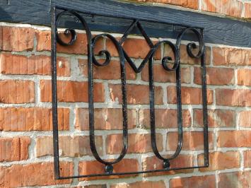 Grid Rectangle - Wrought iron - Black