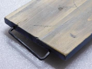 Rustic Serving Board – 51 × 20 cm – With Handles