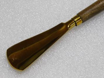 Shoehorn with Duck - Hardwood and Brass