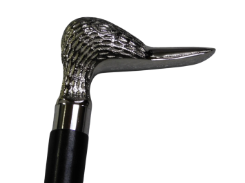 Shoehorn with Duck - Hardwood and Nickel