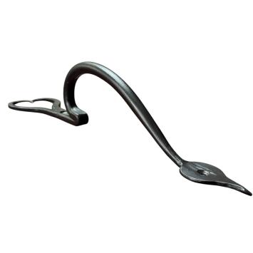 “Heart and Arrow” door handle for sliding doors and other types – cast iron – black