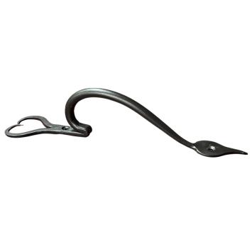 “Heart and Arrow” door handle for sliding doors and other types – cast iron – black