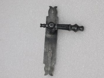 Set Deurbeslag - Klinken Victoria + Deurplaten Baron BB 72 - Gietijzer Verzinkt