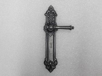 Set Deurbeslag - Klinken York + Deurplaten Heritage BB 72  - Gietijzer Verzinkt