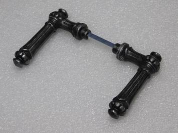 Set Deurklinken Oxford - Gietijzer Verzinkt