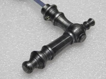 Victoria Door Handles Set - Cast Iron Galvanised