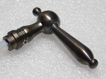 Türgriff-Set Revo – Dunkel patiniertes Messing