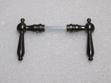 Türgriff-Set Revo – Dunkel patiniertes Messing