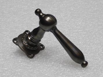 Set Deurklinken Revo met Klinkrozetten - Donker Gepatineerd Messing