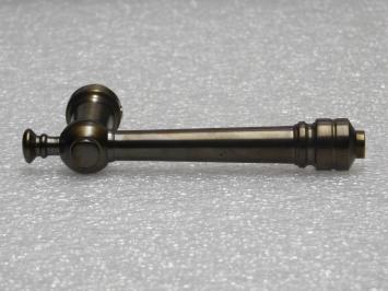 Montel-Türgriffset mit Rosetten – dunkel patiniertes Messing