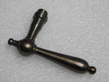 Klassisches Türgriffset – Dunkel patiniertes Messing
