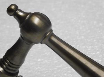 Klassisches Türgriffset – Dunkel patiniertes Messing