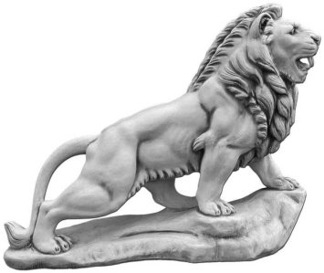 XXL Lion Set - 185 x 150 cm - Left and Right - Solid Stone