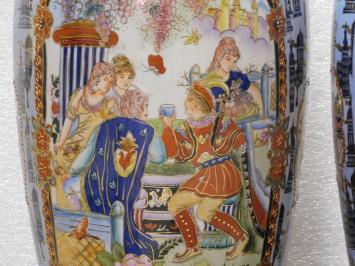 Set Vintage Vazen - 60 cm - Porselein - Aziatische Stijl