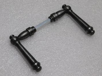 Windsor Door Handles Set - Cast Iron Galvanised