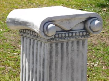 Classic Pedestal with Decorative Capital – 70 cm – Solid Stone