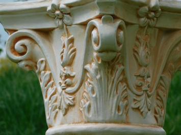Ornate Pedestal - 80 cm - Polystone