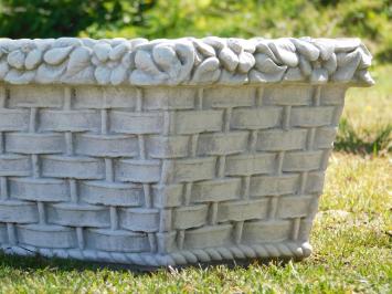 Elegant Stone Flower Box - 90 cm - Stone