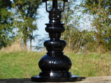 Klassische Stehleuchte – 83 cm – Schwarz – Aluminium – Außenleuchte