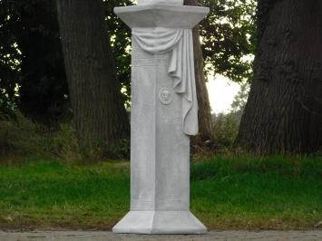 Gartenstatue der Maria auf Medusa-Sockel – 170 cm – Steinstatue mit Säulenset