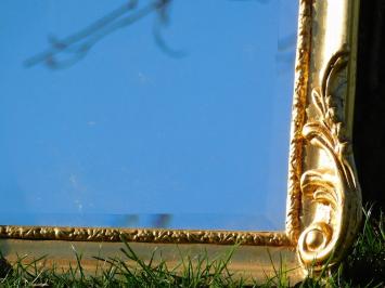 Vintage-Spiegel im Louis-XVI-Stil – 175 cm – Goldfarben