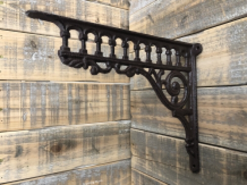 Shelf bracket - Cast iron - Shelf bracket, Support, Brown