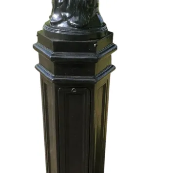 Buitenlamp - lantaarn Amsterdam - aluminium zwart of groen - 320 cm