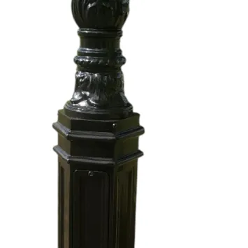 Buitenlamp - lantaarn Amsterdam - aluminium zwart of groen - 320 cm