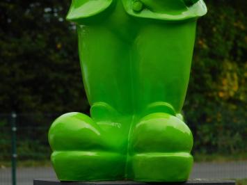 Garden Gnome Middle Finger XL - 80 cm - Green