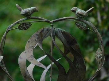 Garden Stake Spinner with Birds - 150 cm - Metal