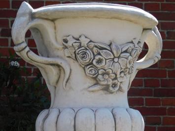 Impressive Garden Vase with Ears - Flower pot - Stone - Garden decoration