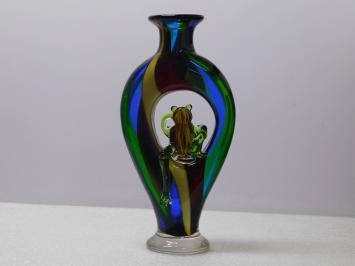 Vase mit Frosch - 45 cm - Komplett in Farbe